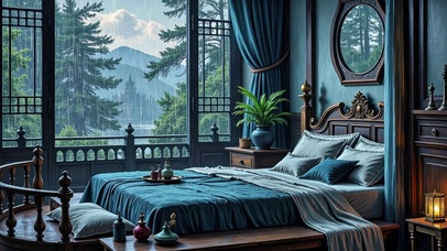 【雨景】仙修卧室