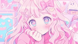 可爱女孩