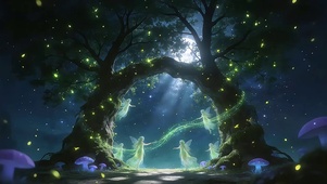 奇幻精灵荧光夜舞