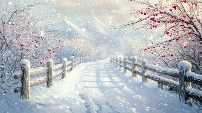 雪中小路