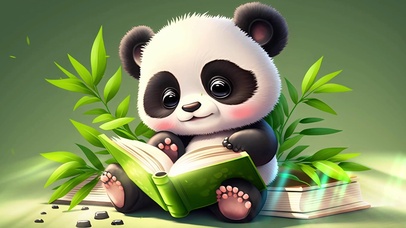 爱看书的小熊猫