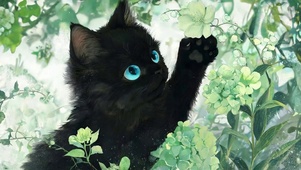 萌宠猫咪摘树