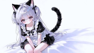 女仆装猫耳女孩