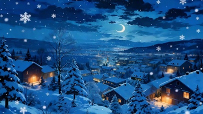 雪村的夜晚