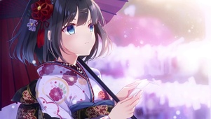 古风撑伞少女