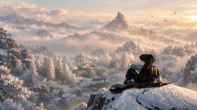 人生真是寂寞如雪