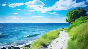 唯美海岸风景