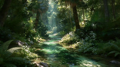 深谷隐清流