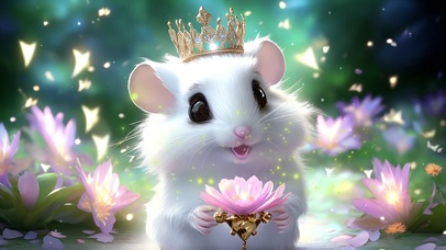 可爱的小老鼠精灵