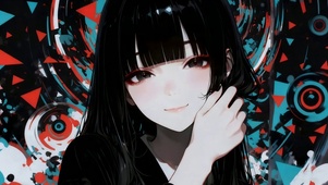 可爱甜美女孩
