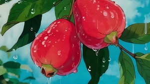 雨天小清新带鱼屏