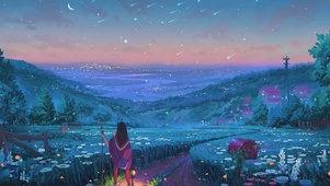 治愈乡村插画