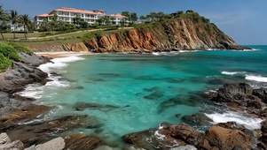 清新阳光海岛海岸