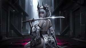 猩红白刃