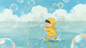 踩水童趣