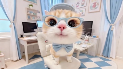 嗅嗅猫咪