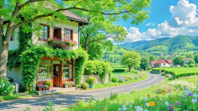 山野绿意慢时光