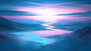 落日幽谷