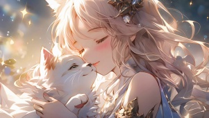 猫咪和女孩
