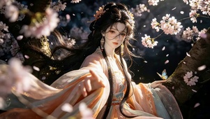 唯美古风女孩