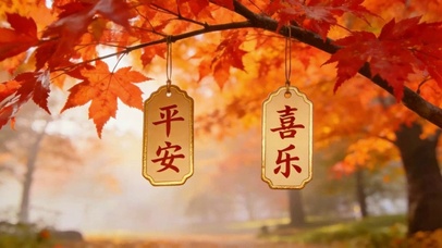 枫叶平安喜乐