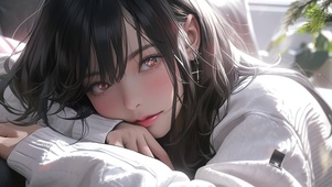 黑发少女
