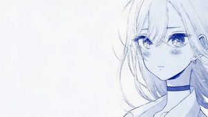 4K极简护眼风 钢笔彩绘少女