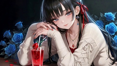 蓝玫瑰少女