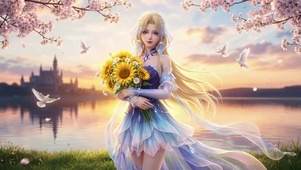 樱花湖畔王昭君