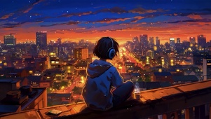城市的余晖
