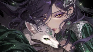 美女和白狐