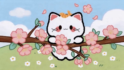 插画猫咪