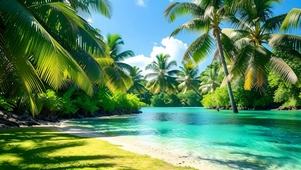 清新清凉海水海边