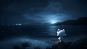 海边夜色