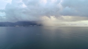 清晨积雨云