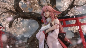 原神 八重神子 樱花树