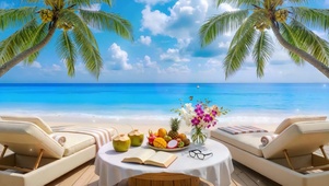 海景沙滩闲庭风