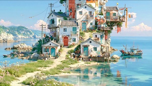 孤岛渔村