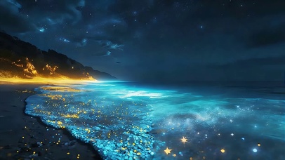 唯美夏天海浪