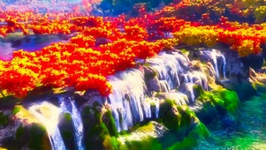 风景瀑布（剑网3）