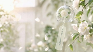 白茶花风铃的祝福
