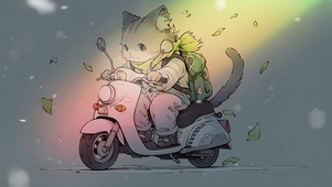暗夜赛博猫猫