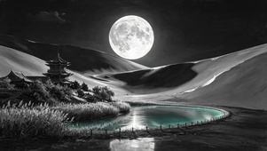 银月照山河