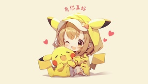 皮卡丘贴贴