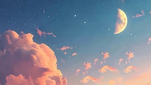 云彩星空带鱼屏