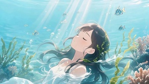水中少女