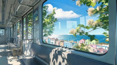 海风吹过的列车