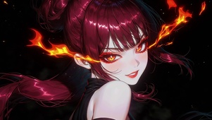 火焰美女高清4k