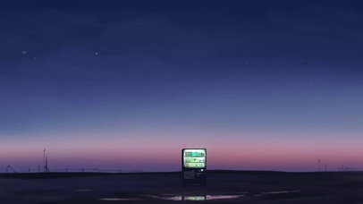 夜晚的贩卖机