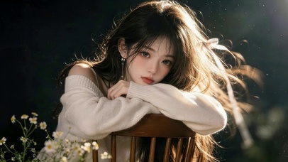 治愈长发女孩